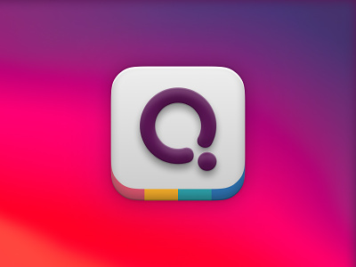 Quizizz Icon for macOS Big Sur 3d app big sur icon macos macos icon neumorphic neumorphism