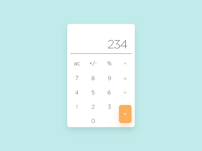 Daily UI - Calculator