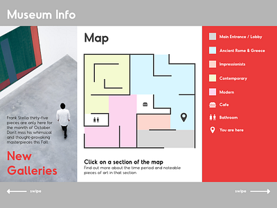 Daily UI - Map daily ui find geotag layout map minimal museum rooms search ui user
