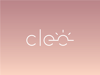 Cleo Logo 1 cleo dawn logo morning sun sunrise word mark