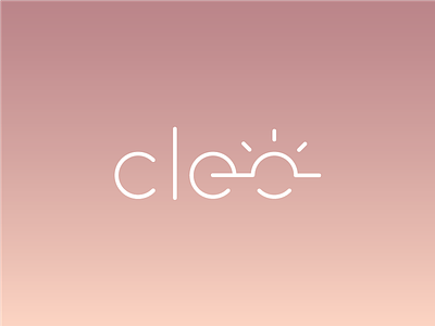 Cleo Logo 1 cleo dawn logo morning sun sunrise word mark