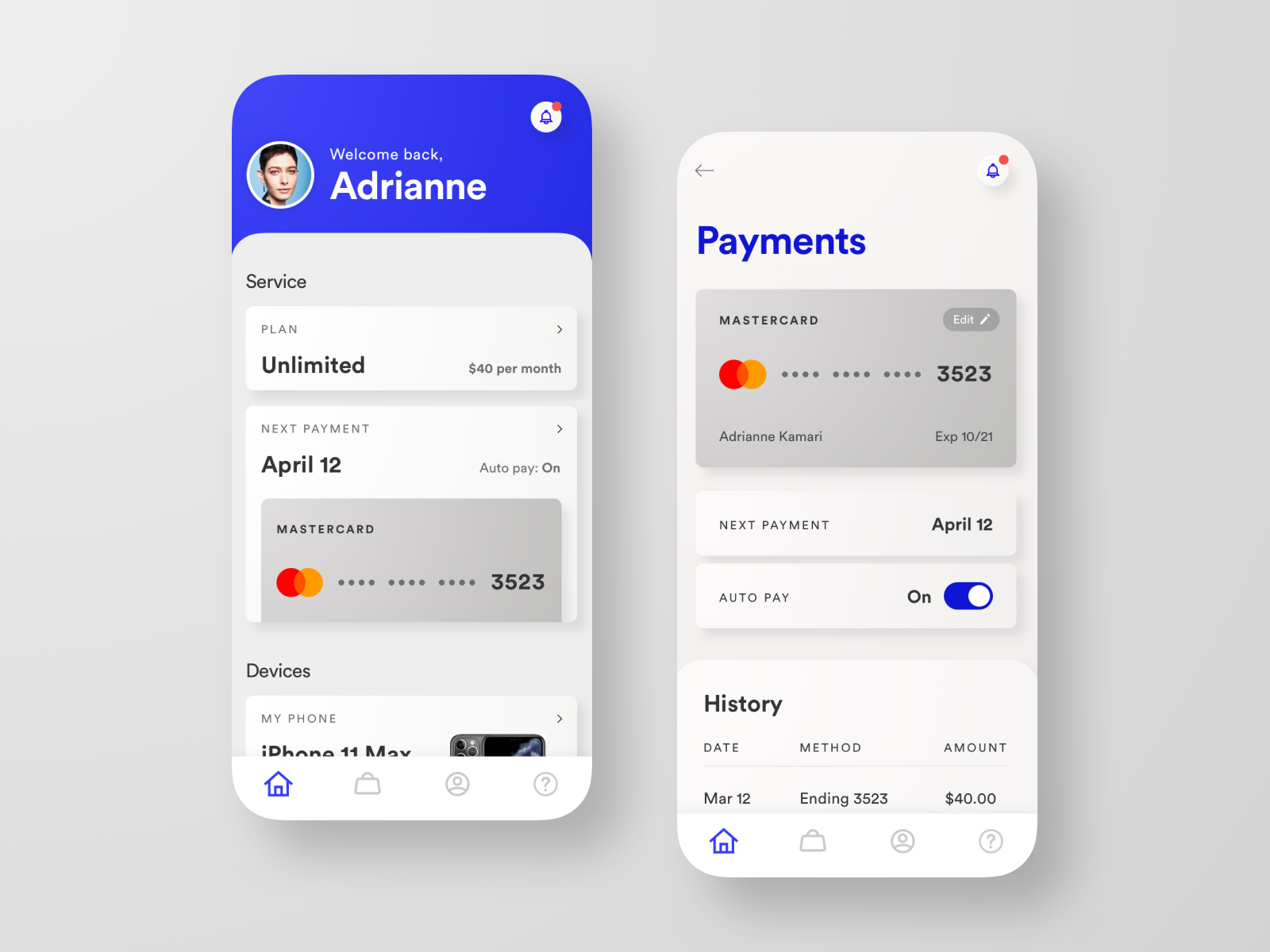 Wireless Account & Payments