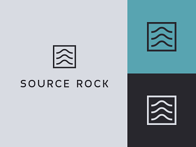SourceRock Logo branding branding design identity design logo logo design oil and gas