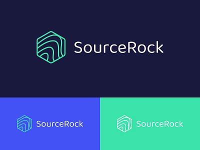 SourceRock Logo 2 branding branding and identity branding design logo logo design