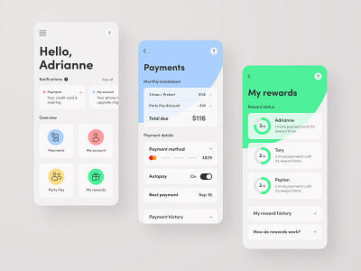 Wireless App - Account account app app design mobile mobile app mobile app design mobile design mobile ui ui ui design uiux uiux design