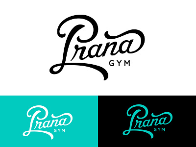 Prana Gym Logo branding fitness logo gym logo logo