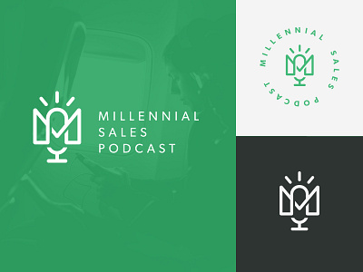 Sales Podcast Logo branding design logo logo design podcast sales