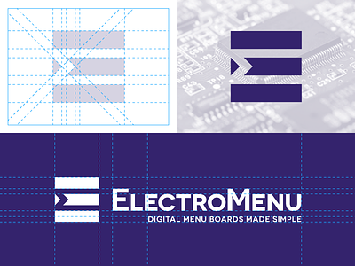 ElectroMenu Logo Development & Design brand branding design graphic design icon identity identity design logo logo design symbol vector visual identity
