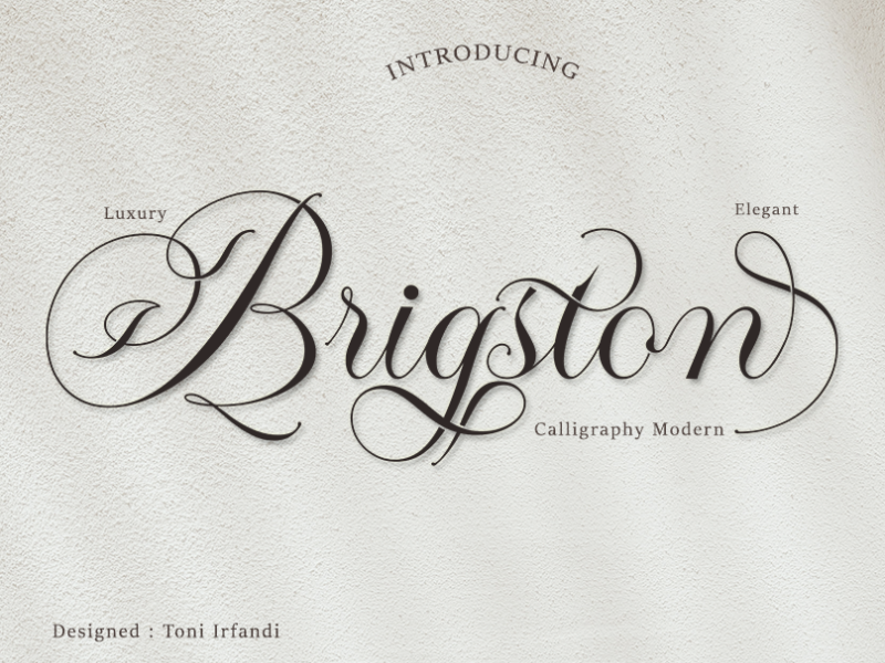 Brigston by Toni Irfandi on Dribbble