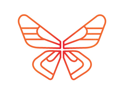 Butter so Fly butterfly illustration simple vector