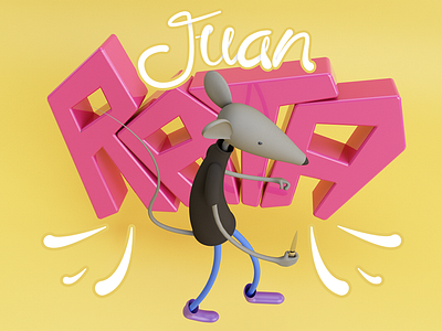 Juan Rata 3d c4d kinif modeling rat