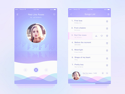 Music UI Design