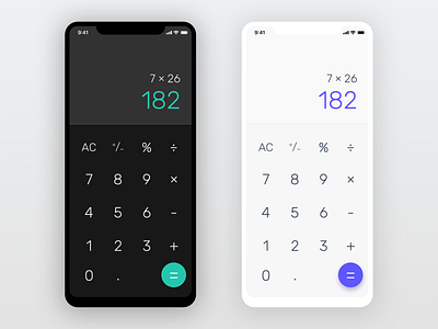 dailyui 004/100 - calculator