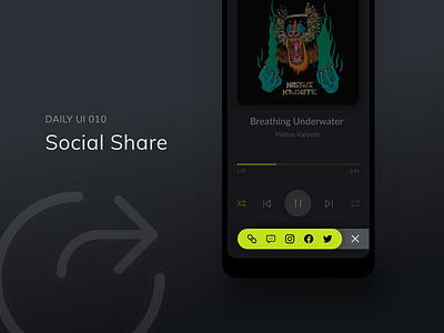 dailyui 010/100 - social share