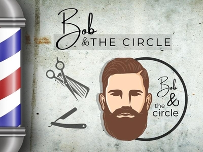 BOB & THE CIRCLE: Barber shop branding dailylogochallenge design graphic design illustration logo typography ui