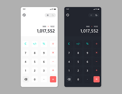 Daily UI 004 | Calculator app application calculator daliyui design graphic design ui ux