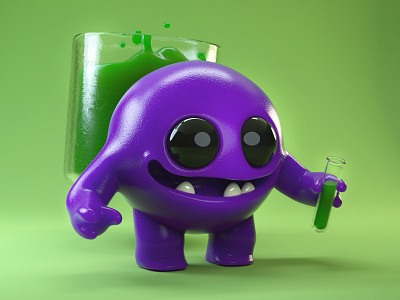 Poison c4d illustration