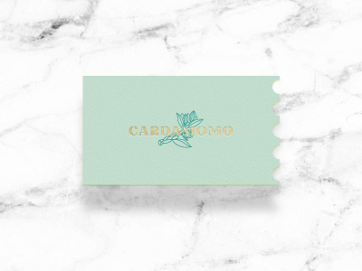 Cardamomo bakery branding business card cake elegant floral foil fronteramx logo mexico pastry