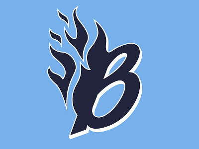Blaze Softball Team Alternate Logo 1