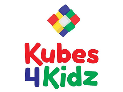 Kubes 4 Kidz Logo branding charity cubes design kids logo rubiks