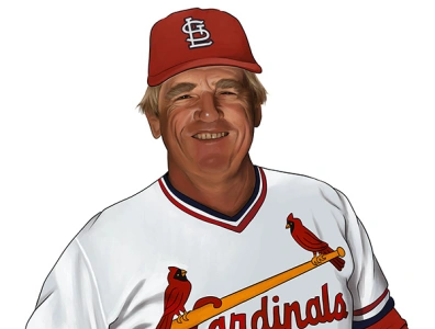 Whitey Herzog Digital Painting art artwork baseball cardinals digital illustration ipad painting stl stlouis