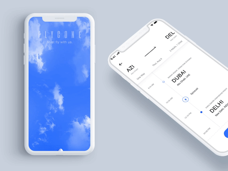 Flycone - Flight Booking App