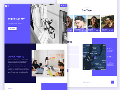 Deep Dash Agency Landing Page