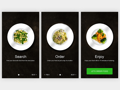 Onboarding app food app mobile app design mobileui onboarding onboarding screens ui