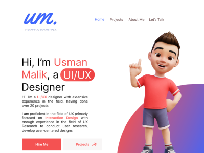 Portfolio Web UI app design graphic design portfolio typography ui uiux ux web web design