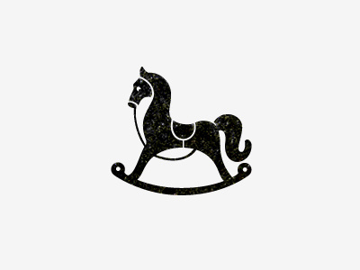 Rocking-horse (WIP) black logo rocking horse
