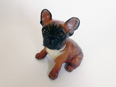 Bulldog acrylic bulldog character dog plastic sculpture