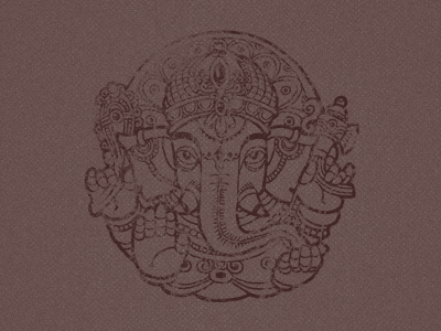 Ganesha art character clothes custom drawing ganesha hand drawing illustration india t shirt tee yoga