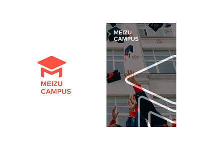 MeizuCampus Logo Design campus logo red student