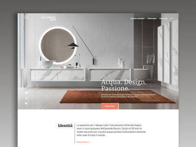 Tailormade Stocco new HOME branding ui design user interface ux web design