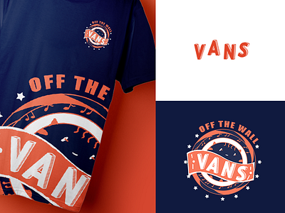 vans Tee design photoshop t shirt design