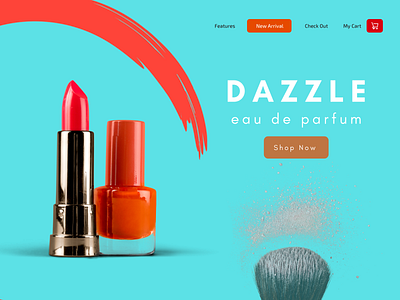 Cosmetic landing page design