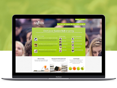 Saxion SLB Reflectie - Community Platform community mobile responsive ui ux webdesign