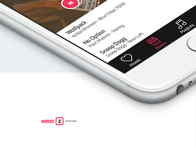 MOODZ - Final shot app appdesign interface interfacedesign ios iphone moodz native productdesign ux uxdesign uxdesigner