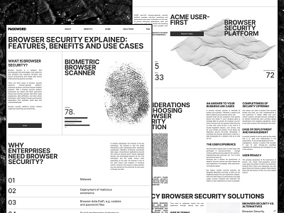 PASSWORD - Landing Design Concept