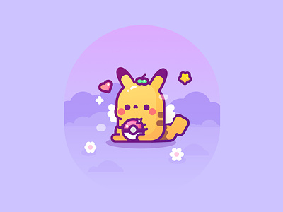 Cute Pikachu designs, themes, templates and downloadable graphic elements  on Dribbble