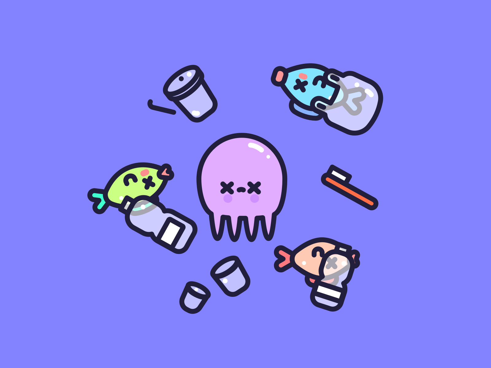 how-much-plastic-did-you-use-today-by-viviane-valenta-on-dribbble