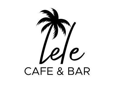 Logo Coffee & Bar with an old Hawaii flying theme design logo