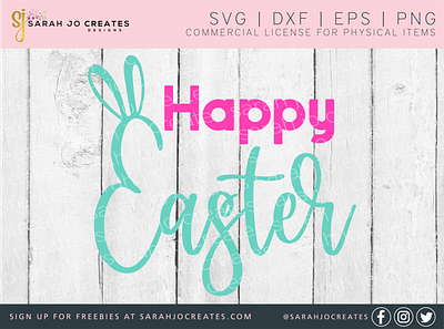 Happy Easter Ears design graphic design illustration svg vector