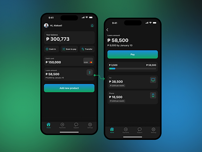 Banking App UI concept