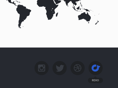 Fooooter footer icon icons map rdio shit snus