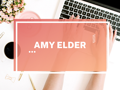 Welcome to Amy Elder's portfolio!