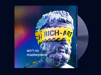Ain't no masterpiece 3d album album artwork album cover album cover design albumart antique brand branding c4d glitch