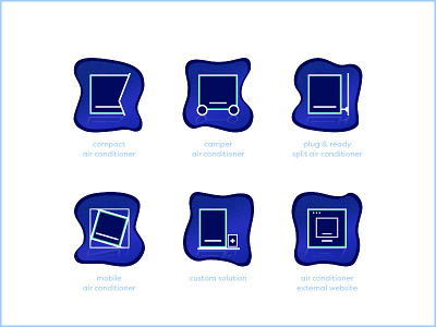 Icon Set air conditioner boutton branding icon icon design icon set icons identity ios product ui
