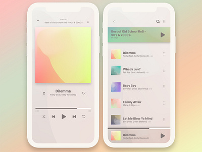 UI Challenge Day #009 // Music Player