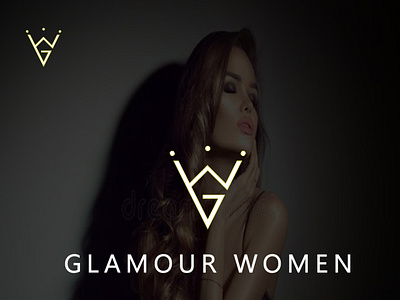 Glamour women advert brand branding design graphic design logo